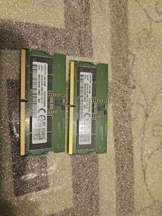 Прдам оперативну пам'ять для ноутбука samsung 2x8⁸