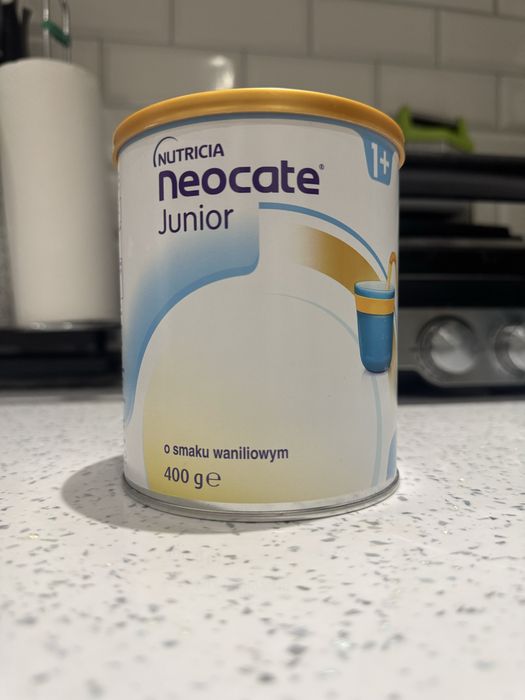 Neocate Junior Wanilia 400 g – 10 szt. nowe, zamknięte puszki