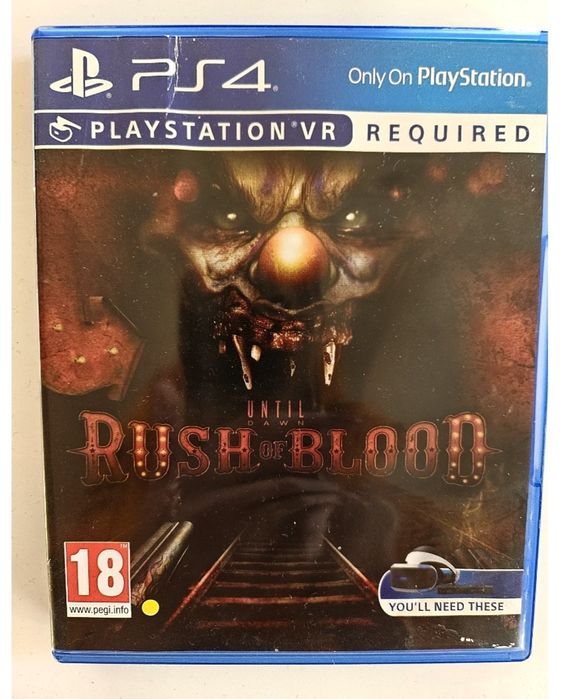 ігри для Ps4 Rush of blood VR,  sleeping dogs