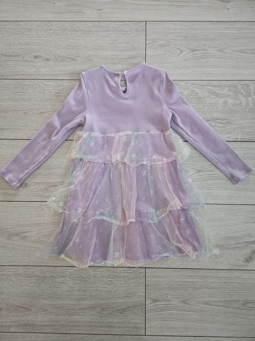 Sukienka dziewczęca reserved długi rękaw rozm. 128