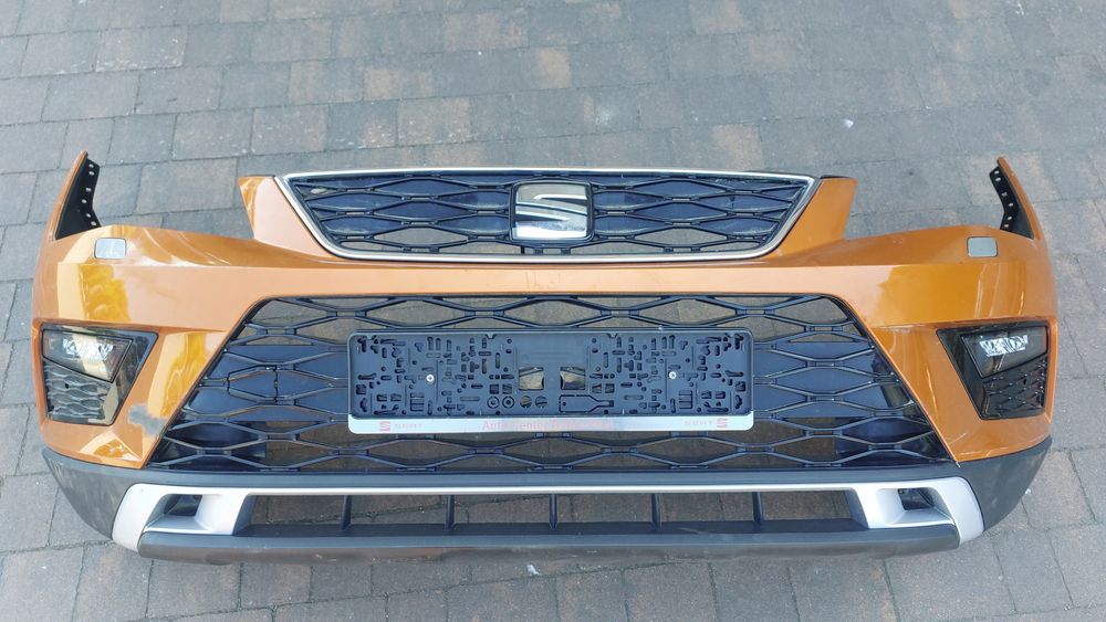 seat ateca zderzak przód przedni radad pdc skryski spryskiwacze