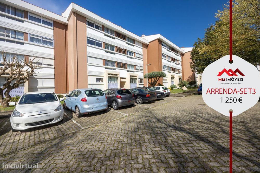 Arrendamento T3 | Junto à CUF e NorteShopping | Renovado | Arrumos