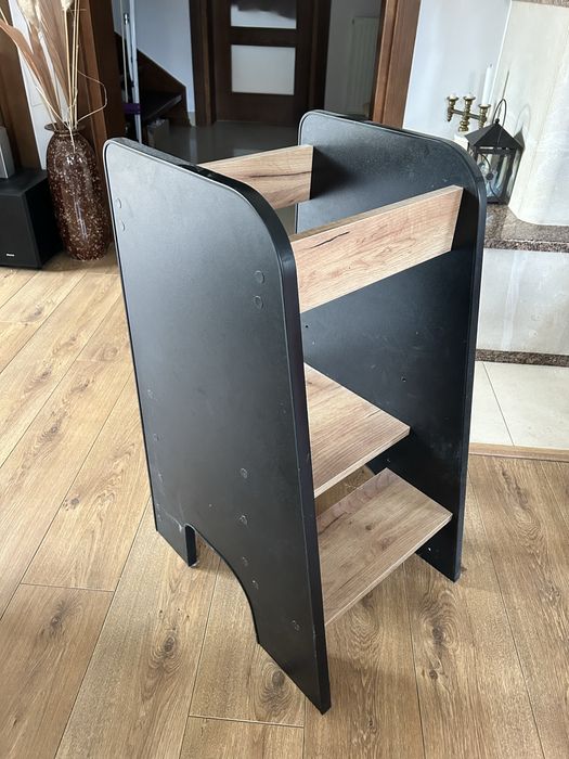 Kitchen Helper czarno- drewiany