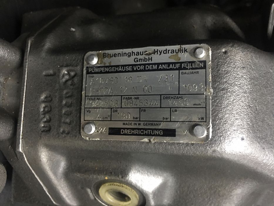 Гідронасоси Rexroth A10VO18 A10VO28 A10VO71 в наявності !