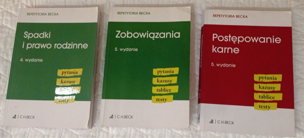 Podręczniki prawo karne/ cywilne mix
