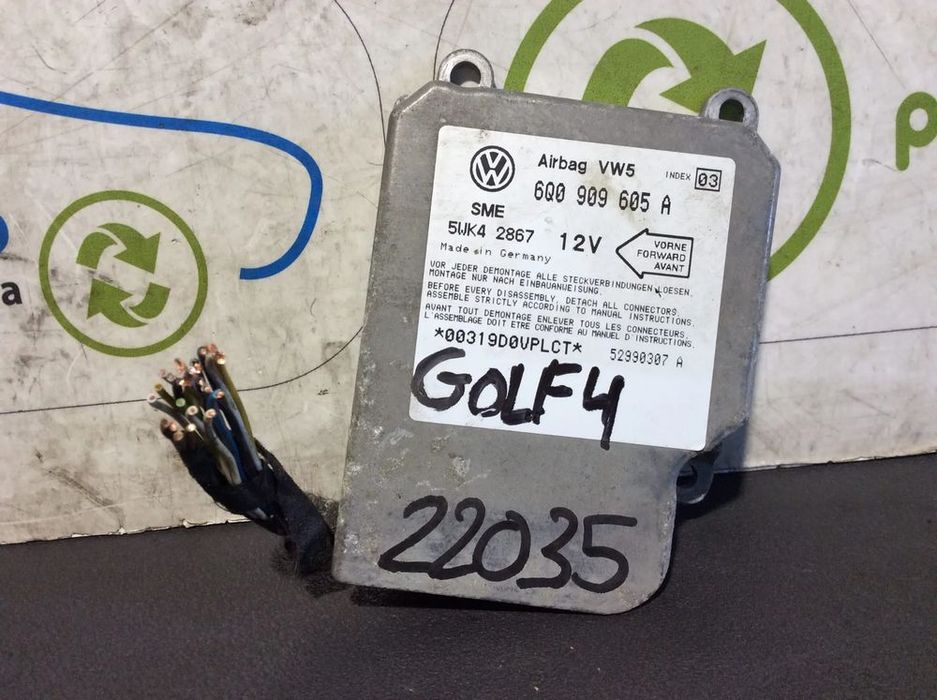 Centralina Air Bag Volkswagen Golf IV 1999 - 2005  6Q0909605A  00319D0
