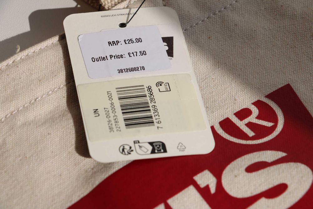 Шопер сумка текстиль levis новая оригинал