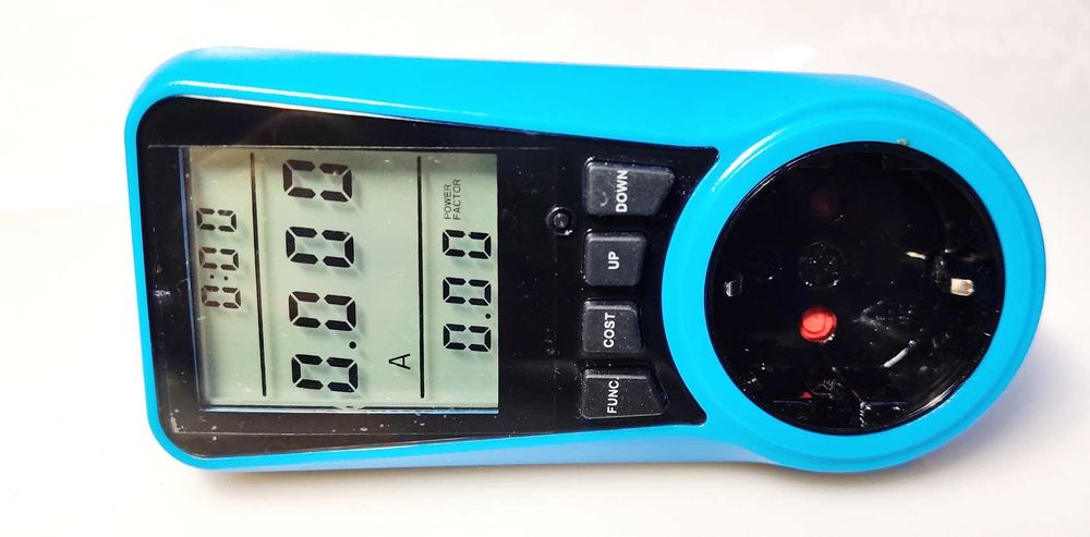 Ваттметр, вольтметр, амперметр, счетчик электроэнергии розетка энергом