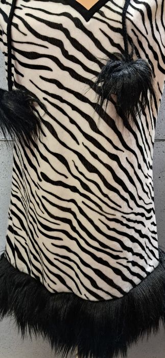 Strój przebranie kostium zebra