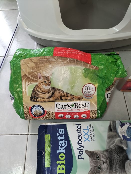 Casota para gato com alguns extras