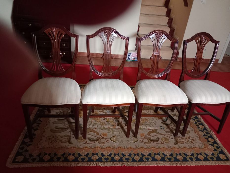 Cadeiras madeira mogno 6