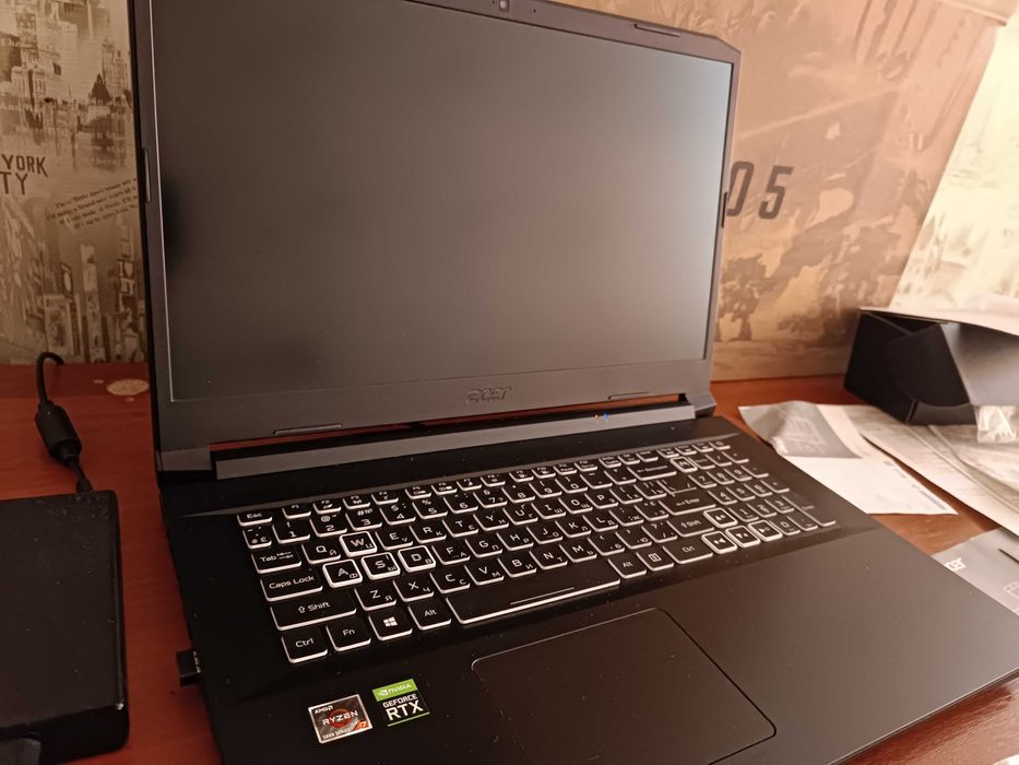 Acer Nitro 5 | 17" 144Hz Full HD | Ryzen 7 5800H | RTX 3060 | 16GB RAM | 512GB SSD