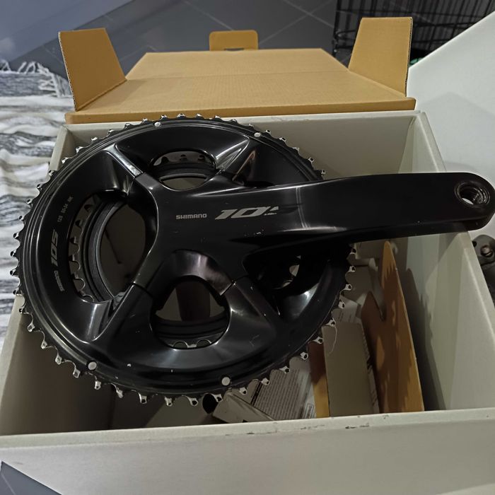 Pedaleiro Shimano 105 Di2 R7100 12V 50/34D