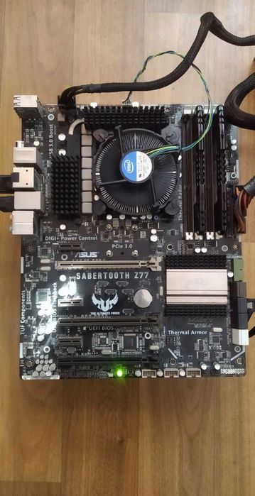 Комплект: Sabertooth Z77 (1155) + i7‑2700K + DDR3 2400 16GB(2×8)