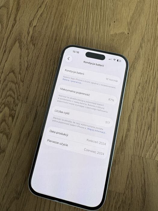 Iphone 15 128 gb , stan idealny