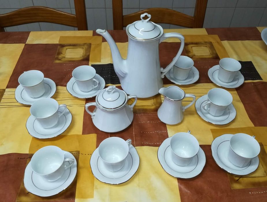 Serviço jantar e café