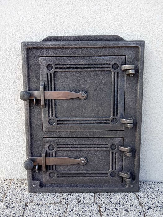 Drzwiczki żeliwne nr 3 do pieca kuchni kaflowej wędzarni polskie