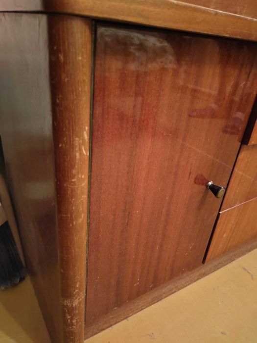 Трюмо Германия. Трельяж. Круглое зеркало. Косметический комод.