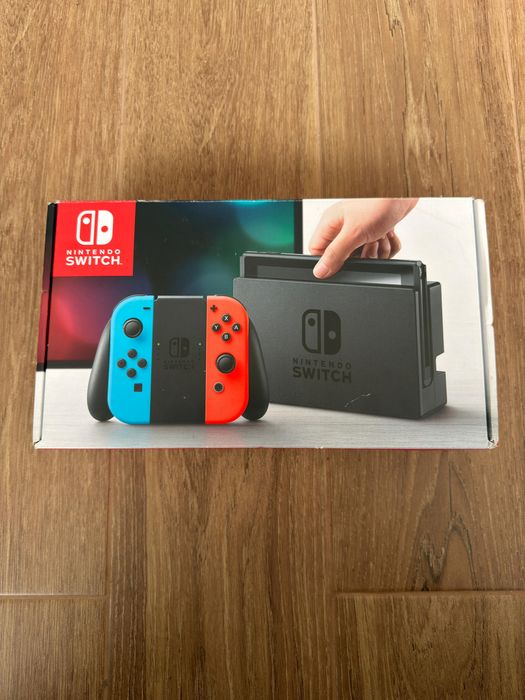 Nintendo Switch Neon Blue/Red (Caixa Original Completa) - Como Nova