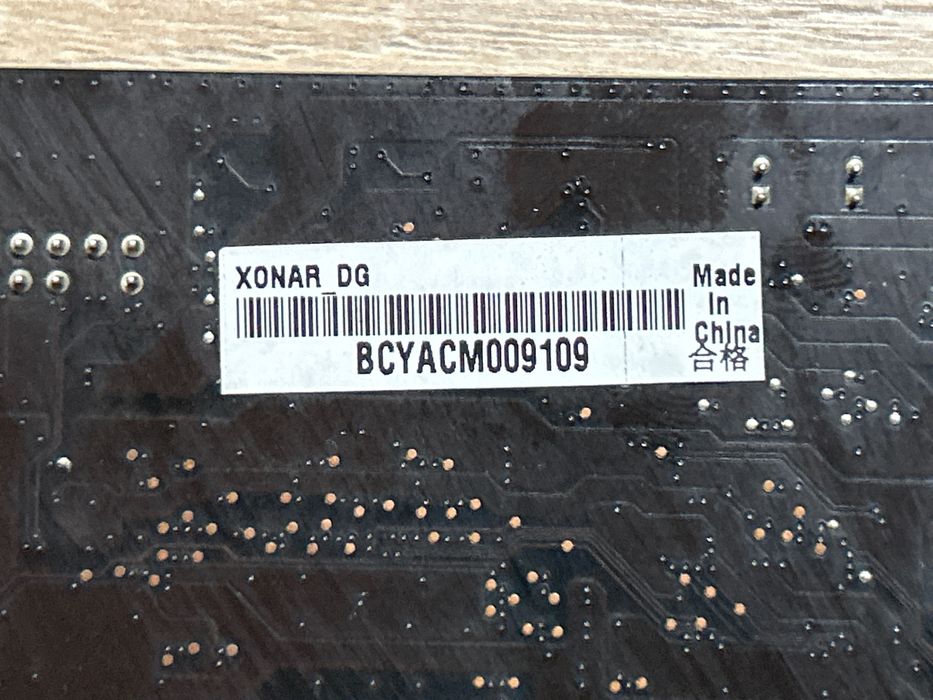ASUS Xonar DG PCI — звукова карта 5.1