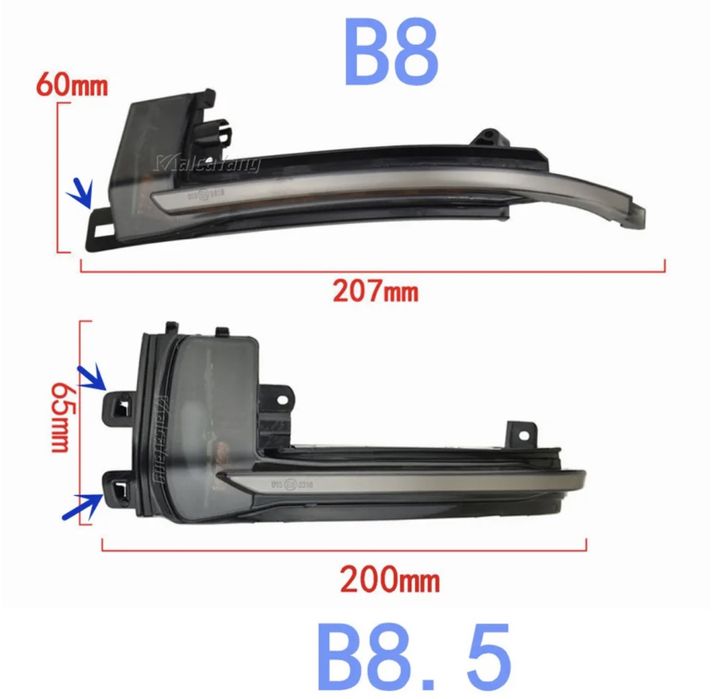 Динамические поворотники AUDI A1 A3 A4 A5 A6 Q3 Q5 Q7
