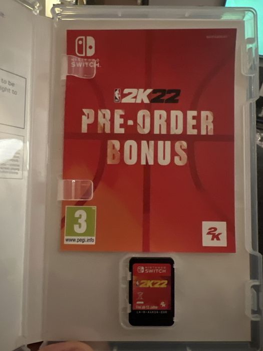 Jogo NBA2k22 para Nintendo