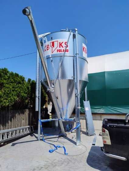 Silos paszowy kbks poland złożony 13t