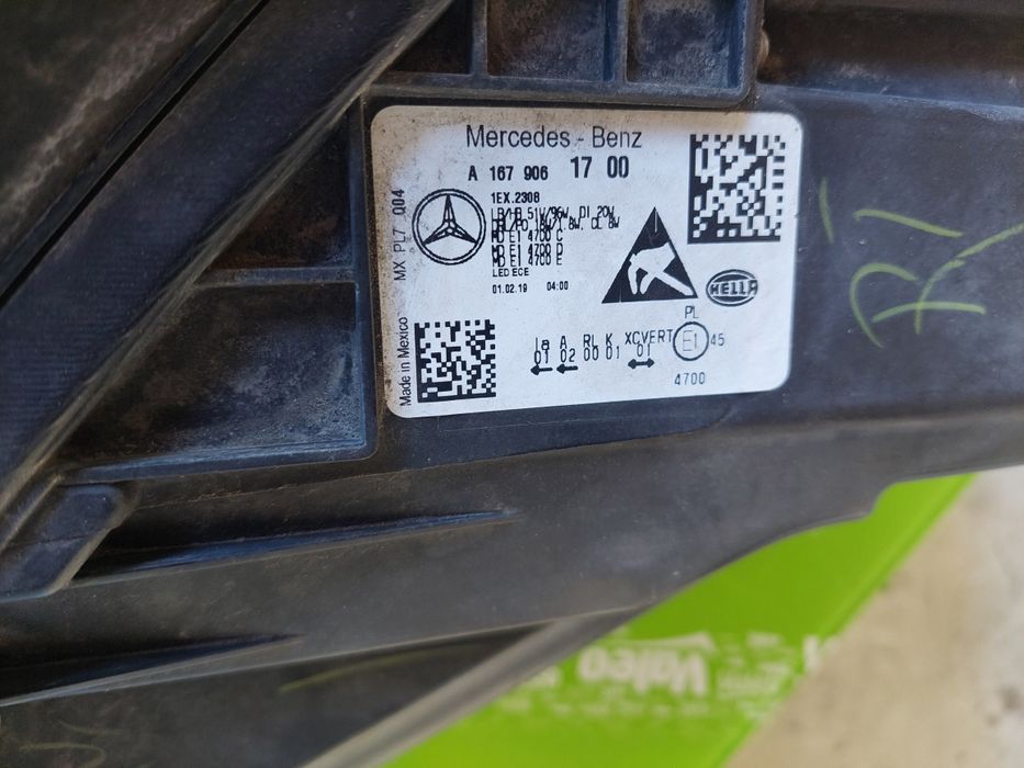Mercedes Gle lampa przód prawa