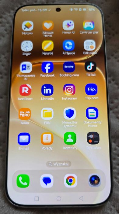 Jak NOWY HONOR 600 Pro 512GB/12GB Golden White + etui Śląsk