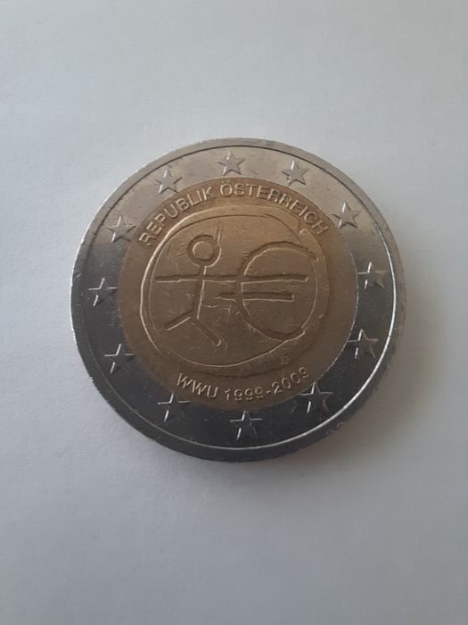 Commemorative 2€ Coin - Austria 2009 EMU (Circulated)
