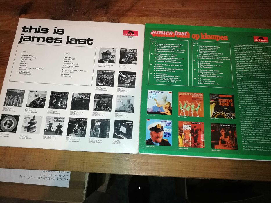 12 discos do JAMES LAST (preços diferentes)