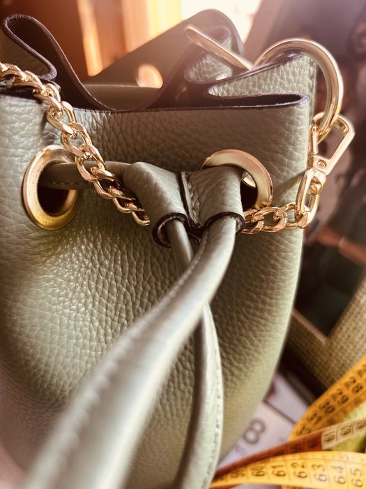 Bolsa/saco de 22cm, verde pistache,