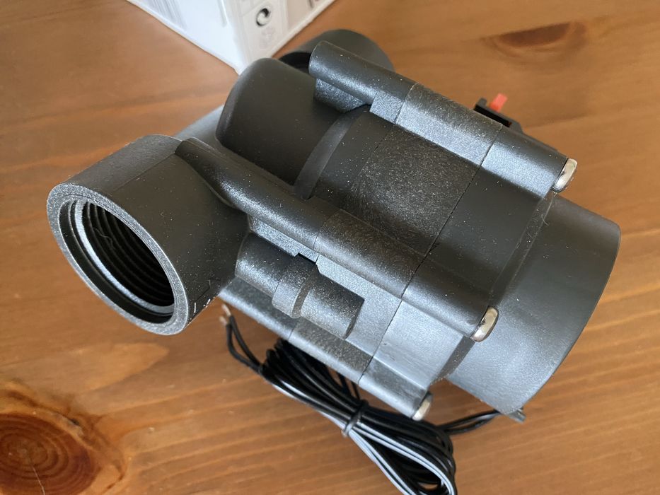 Temporizador rega, eletrovalvula e sensor de chuva Gardena