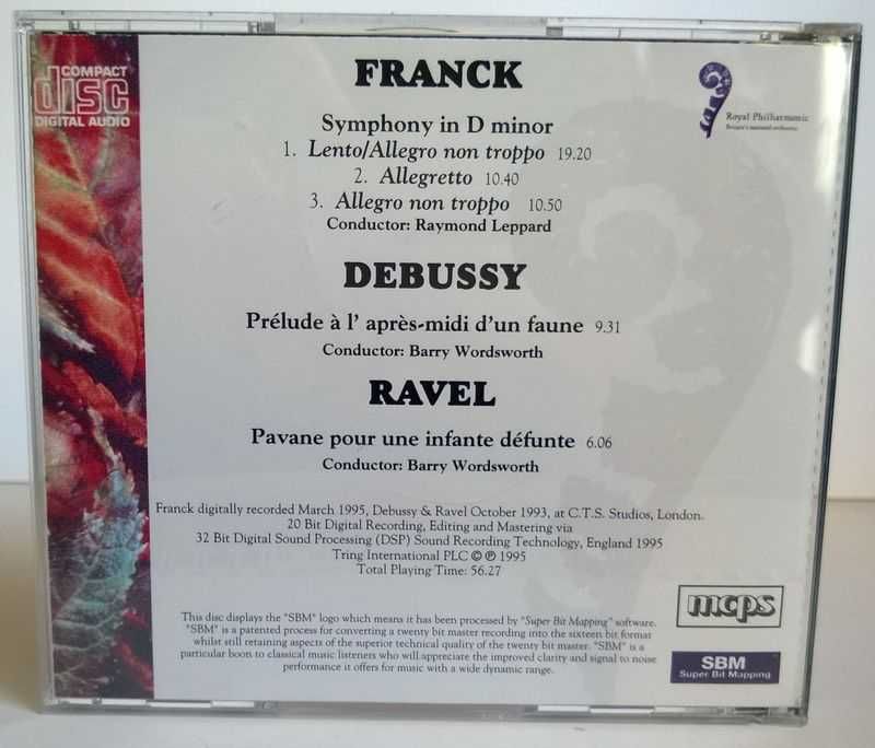 CD The Sunday Times Autumn Collection Franck Debussy Ravel NOWA