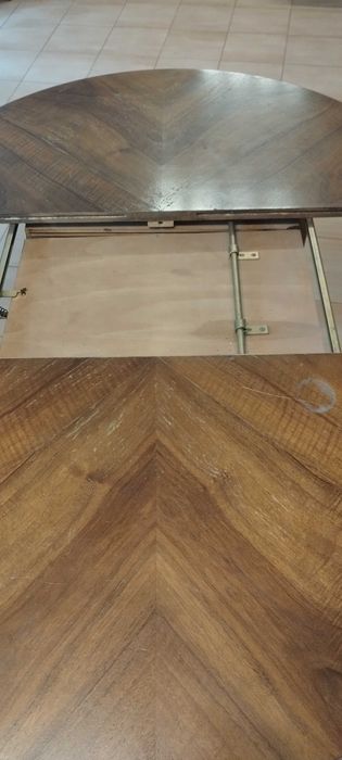 Stół drewniany okrągly retro