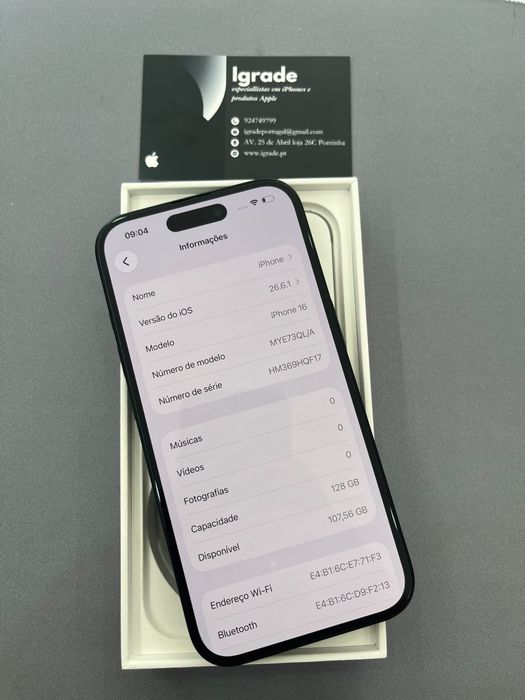 Iphone 16 de 128Gb Novo