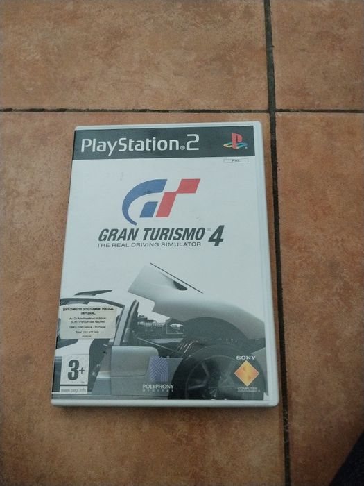Volante GT + Pedais + Gran Turismo 4 PS2