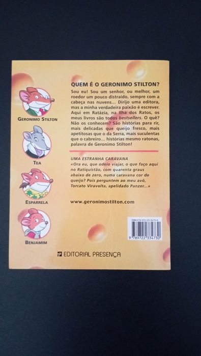 Livro "Uma estranha caravana" de Gerónimo Stilton