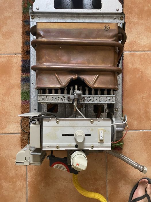 Esquentador Vulcano gas Botija