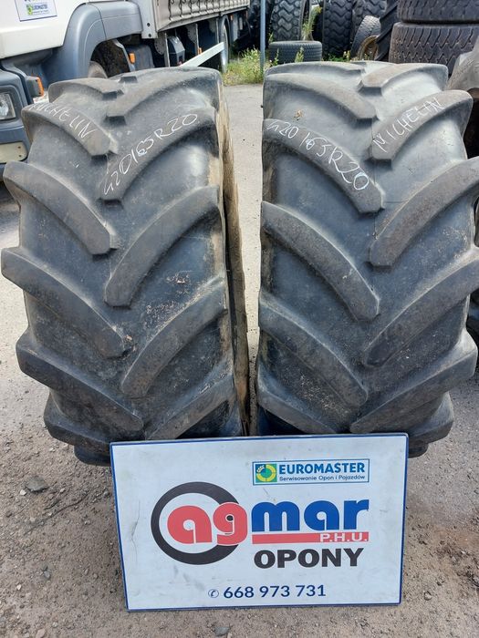 420/65R20 Michelin opony używane rolnicze para