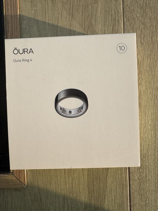 Розумне кільце Oura ring 4 розмір 10, чорне