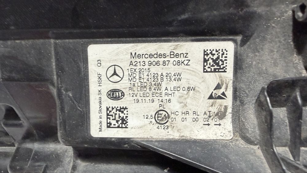 Farol esq mercedes classe e a213 led 2015/2019