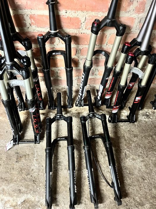 Amortyzatory rowerowe nowe, używane