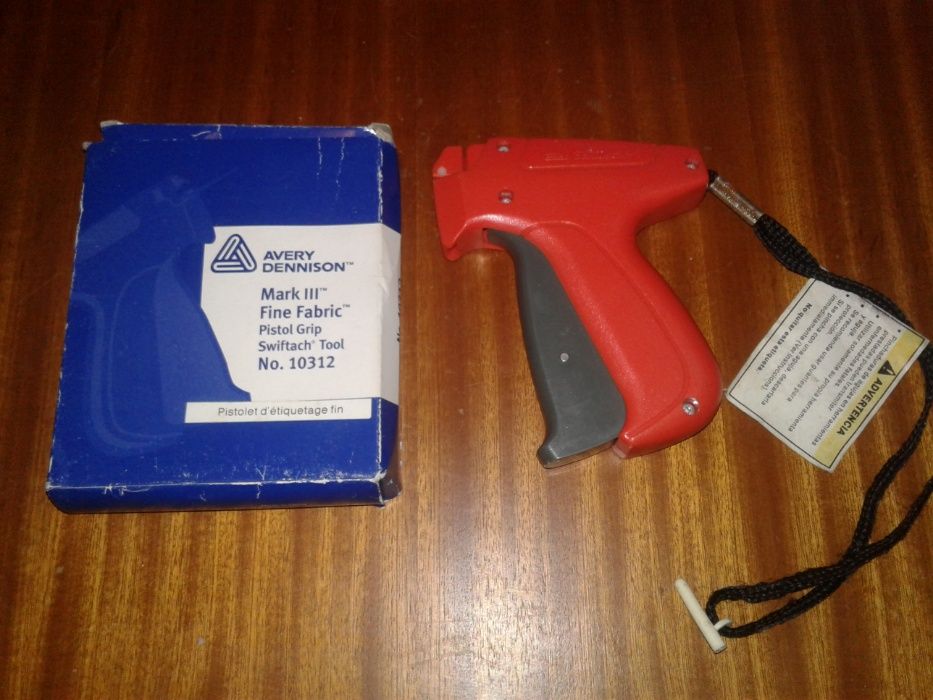 Pistola de etiquetar sem agulha + pinos
