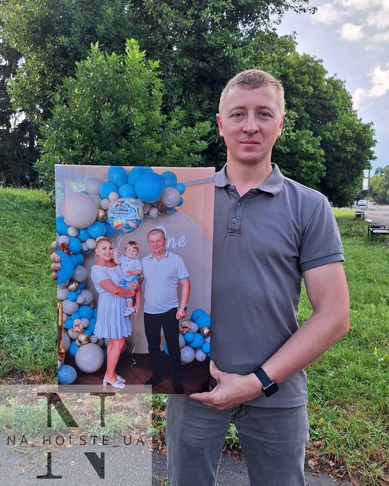 Подарунок на всі свята/картина з фото/портрет на полотні/холст