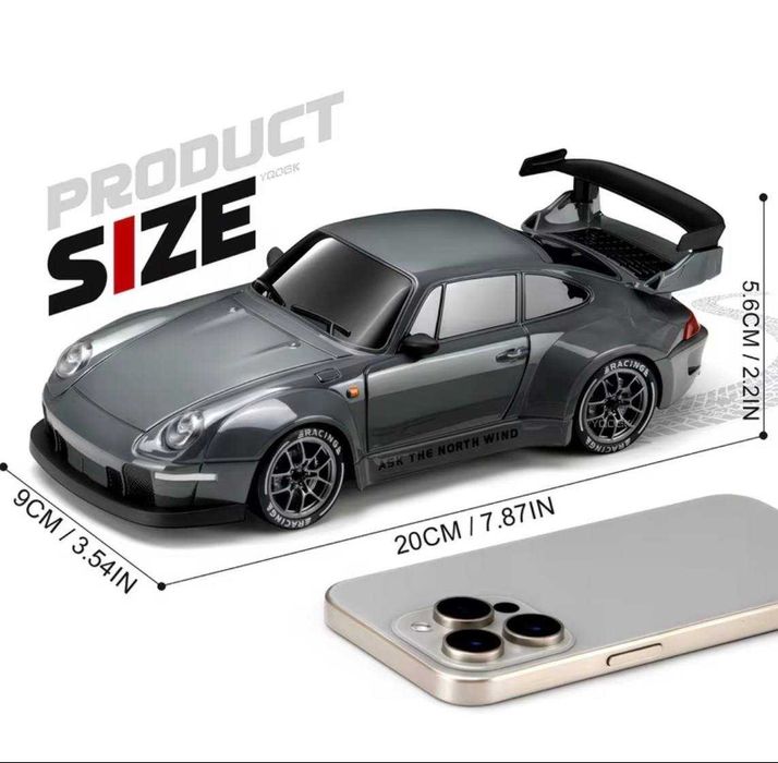 NEW! Дріфт машинка на радіокеруванні 4WD | З підсвіткою фар LED