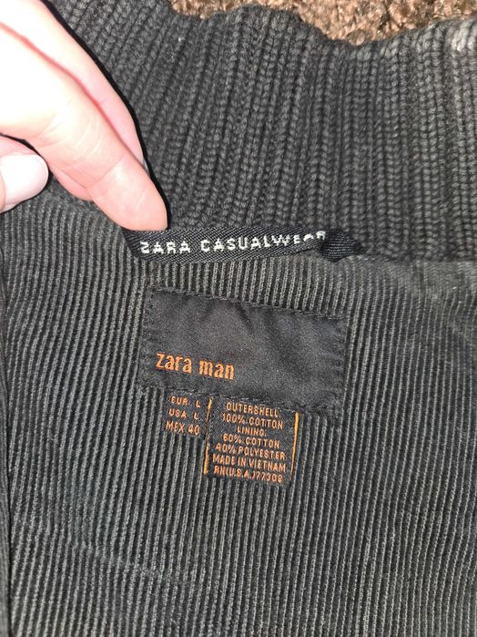 Чоловіча куртка ( вільветова) Zara Man L розмір
