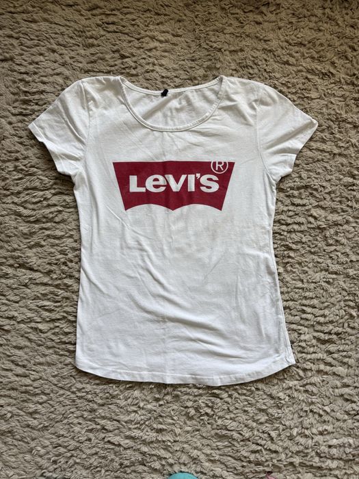 Koszulka Levis biała damska t-shirt roz.158