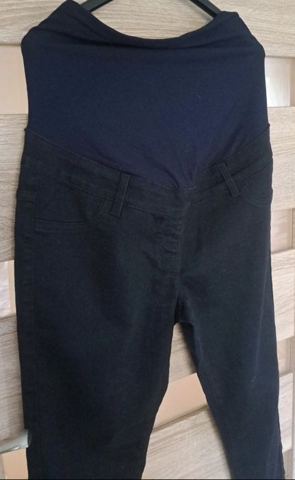 Spodnie Jeans z pasem ciążowym 40