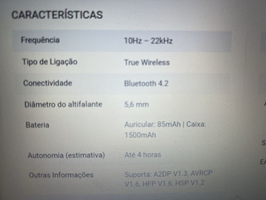 Auriculares JBL Bluetooth JBL Free X - preto